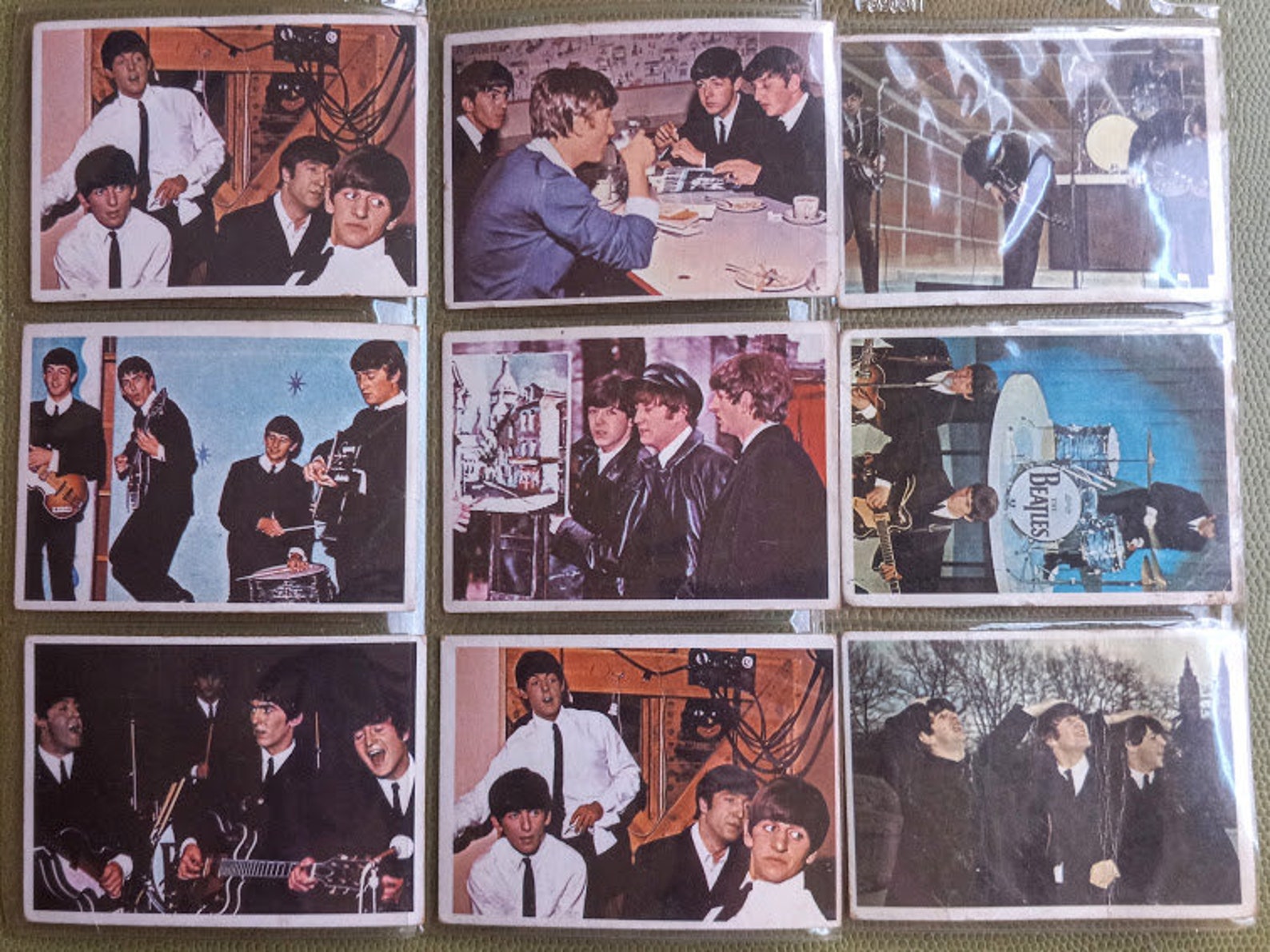 Beatles trading card collection of 44 cards with bonus lunch Etsy