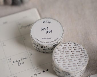 NEW Sho Little Happiness - NO! Washi Tapes