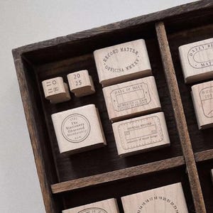 NUOVA collezione di timbri in gomma SOM Studio Postmark