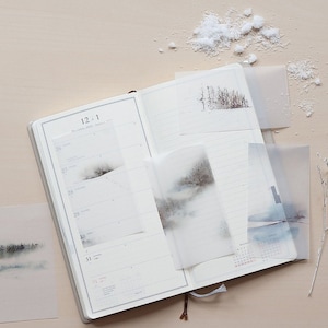 Carta da lucido tinta all'acqua MU - N. 16 Neve invernale