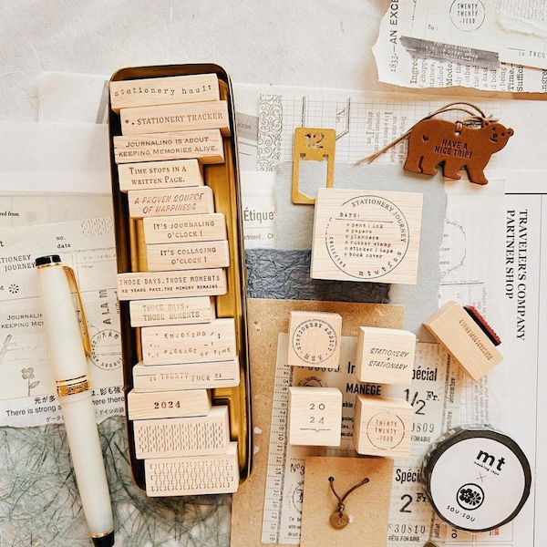 PensPapersPlanner - Series V - Enjoy The Journey (Part III) Rubber Stamps