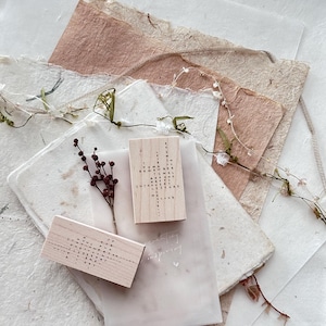 NEUE Nove Produktion - Scrabble Stempel