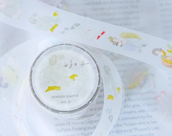 Dodolulu 365 Days Illustrated Washi Tape Calendar | Daily Art Tape