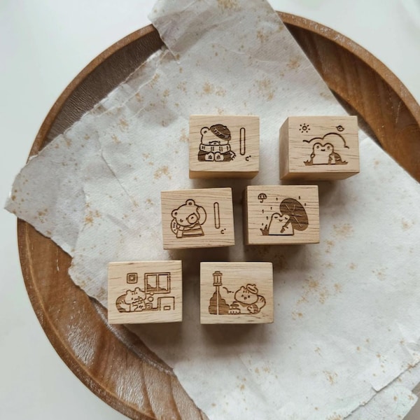 SOM x Hatsu Midori - My Everyday Moment Rubber Stamps