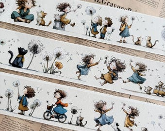 NUEVO Neverland Studio - Cintas adhesivas brillantes Magic Dandelion - 5,5 cm