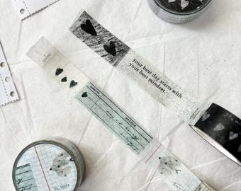 NEW Pion Love and Green Washi Tapes