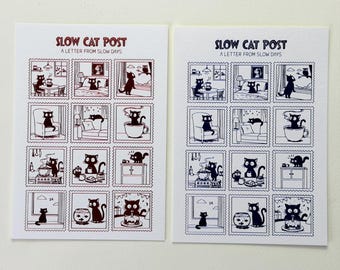 NEW Neverland Slow Cat Mail Postcards