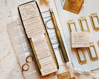 PensPapersPlanner - Series V Rubber Stamps