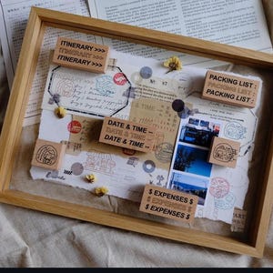 NEU Eileen Tai - Travel Journaling Series - Listen Briefmarken