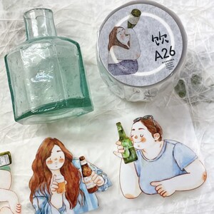 Ding Ding A26 Drinking Girls Matte PET - 5 cm