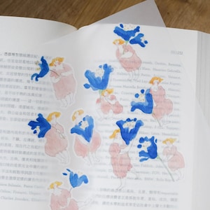 Dodolulu Some Blue Flowers Sticker