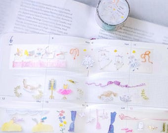 NEW Dodolulu - Inside the Music Box Foil PET Tapes 3.5 cm
