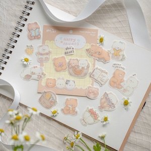 NOUVEAUTÉ Sho Little Happiness - Pack d'autocollants Happy Friends