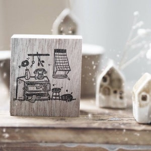 Black Milk Project Home Sweet Home Series Rubber Stamps image 1
