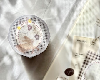 NUEVA cinta de papel de calco Poema de Pion Forest de 4,5 cm