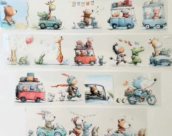 NUEVO Neverland Studio - Cintas adhesivas PET brillantes para primavera - 5,5 cm