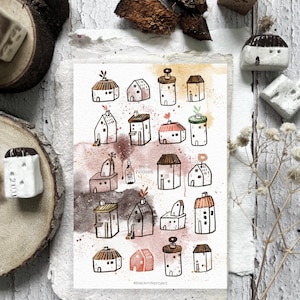 Novo! Projeto Black Milk - Adesivo Mini Casas