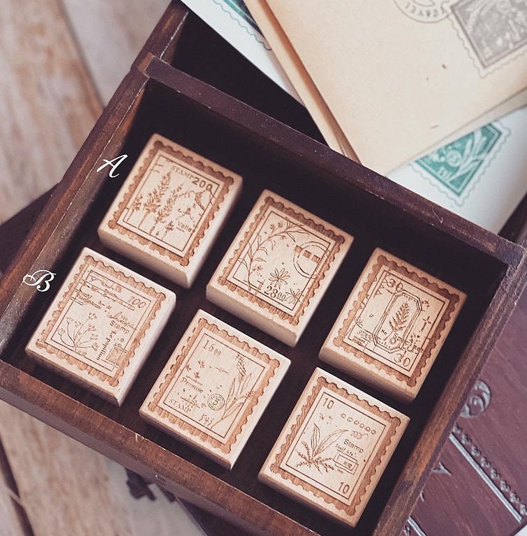 Ladyf05 Botanical Stamp Sets - Etsy