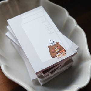 Bloc-notes Eileen Tai - Gourmets oursons