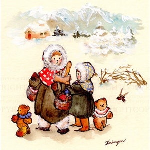 Neu! Krimgen A Day in Winter Postkarte #23k-35