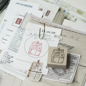 NEU!! "Black Milk Project ""Kuma Post Series Lieferung Paket"" Stempel Stempel."
