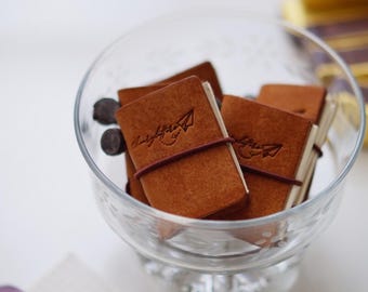 Mini Leather Journals by Put and Paper X CheeryLetters