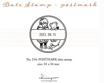 New! Krimgen - Postmark Mechanical Stamp (Date Stamp) #216