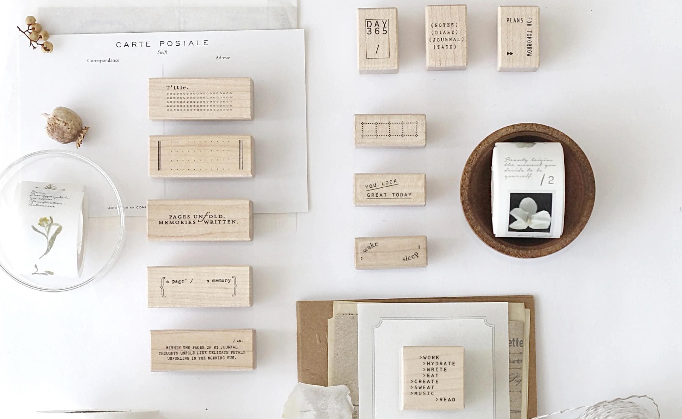 Nyret Vol. 10 Daily Aesthetics Rubber Stamps