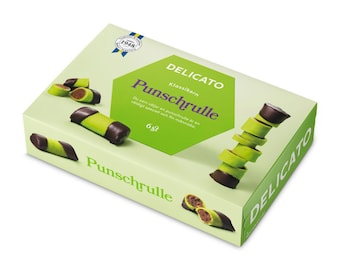 Delicato Punch Rolls 6-Pack – Swedish Punschrulle Marzipan Treat - Swedish Traditional Fika, Swedish Treat