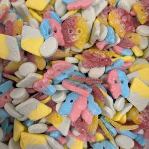 Bubs SOUR ONLY Mix, Swedish Candy Bubs, Mixed Bubs, Veganistisch, Glutenvrij, Halal, Gratis verzending