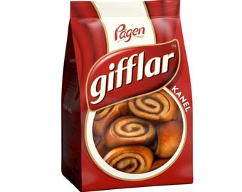 Cinnamon Rolls 300g - Swedish Pastry Buns - Soft Sweet Treats - Swedish Favorites - Pågen Gifflar