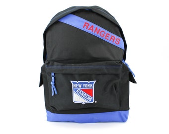 新品 NHL RANGERS レンジャーズ バックパック ブラック New York Rangers Backpacks, Rangers Drawstring Bags, Bookbag