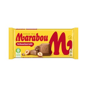 Marabou Schweizernöt 90g – Swedish Milk Chocolate with Hazelnuts