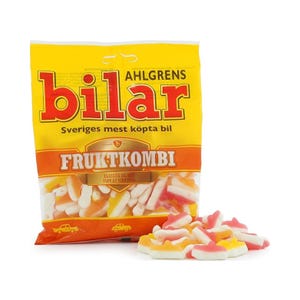 Ahlgrens Bilar Fruit combo 140g – Swedish Fruit Car Gummies – Classic Scandinavian Candy