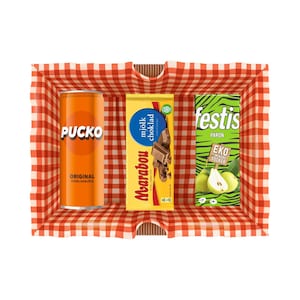 Swedish Fika Gift Box: Pucko, Festis, Marabou Chocolate - Imported from Sweden