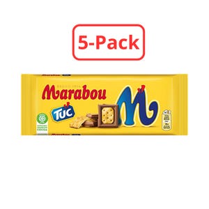 5-Pack Marabou TUC 87g – Swedish Milk Chocolate with Salty Crackers