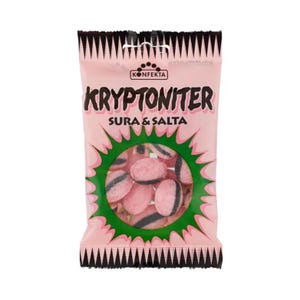 Kryptoniter Sour & Salty Candy: Swedish Konfekta Treats (60g)