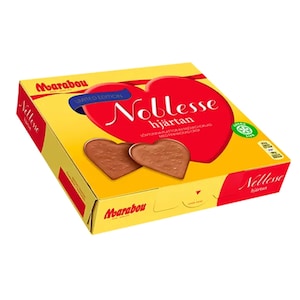 Noblesse Chocolate Hearts 130g - Luxurious Swedish Chocolate Gift