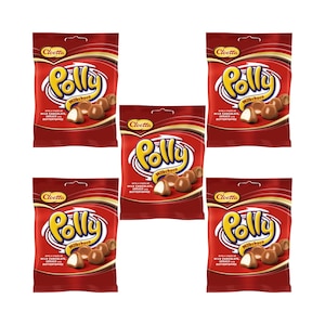 Swedish Polly Milkchoco: Chewy Chocolate Foam Candy - 5 x 200g
