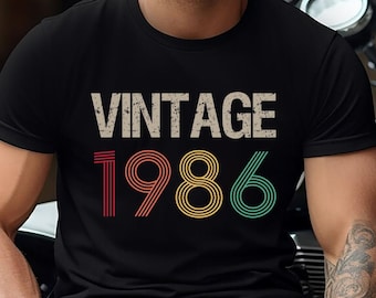 1986 Vintage Birthday Shirt ,Vintage 1986, 1986 Shirt, 40th Birthday Shirt, 40th Birthday Best Friend, 40th Birthday Woman, Limited 1986 Tee