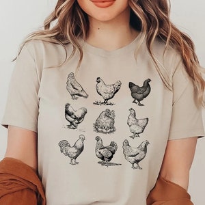 Chicken Sweatshirt, Gift For Chicken Lover, Farm Life Shirt, Farm Animal Hoodie, Chicken Lady Sweater, Funny Chicken, Love Chickens Farm Tee