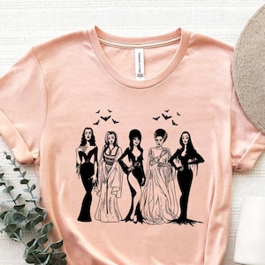 Spooky Girls Shirt, Halloween Friends Squad Shirt, Cute Halloween Shirt, Vampire Sweater, Halloween Gift for Her, Vampire Shirt, Halloween image 2