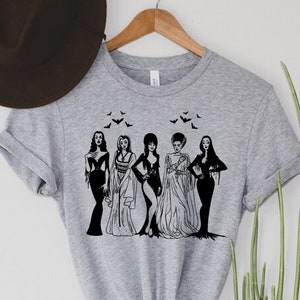 Spooky Girls Shirt, Halloween Friends Squad Shirt, Cute Halloween Shirt, Vampire Sweater, Halloween Gift for Her, Vampire Shirt, Halloween image 1