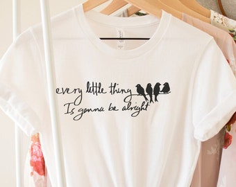 3 little birds t shirt