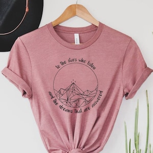 Acotar Velaris Tshirt, Night Court Symbol, Gift,Sarah J Maas A Court Of Thorns And Roses Court Of Dreams Shirt, Gift For The Rhysand Fangirl