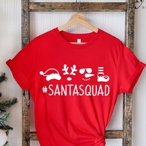 Santa Squad Shirt, Christmas Squad Shirt, Christmas Shirt, Christmas Gift, Family Christmas, Family Matching Christmas Shirt, Santa Crew