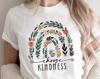 Choose Kindness Shirt, Kindness Shirt, School Counselor Shirt, Teacher Shirts, Teacher Team Shirts, Inspirational Shirt Choose Kindness Tee