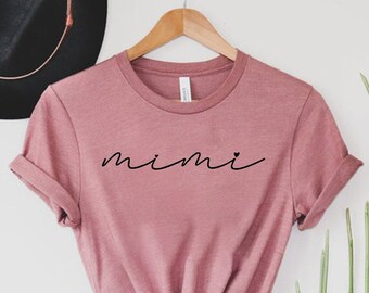 Mimi Shirt, Mimi Gift, Grandma Shirt, Mothers Day Shirt, Mimi-life Shirt, Pregnancy Announcement Grandparents, New Mimi Shirt, Grandma Tee