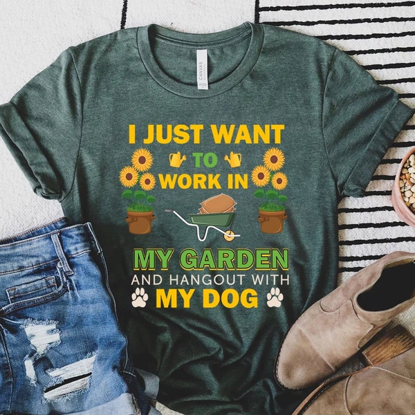 Gardening T-Shirt, Gardening Gift, Gardener TShirt, Plant Tee, Funny Gardening Shirts, Plant Shirt, Garden Birthday Present, Plant Lover Tee