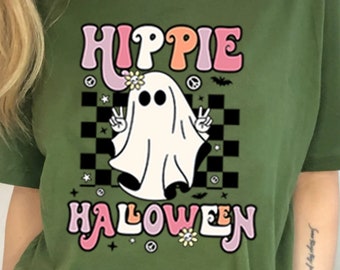 Hippie Halloween Shirt, Retro Halloween Shirt, Funny Cow Shirt, Funny Halloween Gifts, Halloween Shirt, Vintage Halloween Shirt, Fall Shirt
